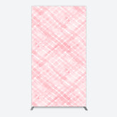 Aperturee - Aperturee Pink White Watercolor Birthday Rectangle Backdrop For Girl